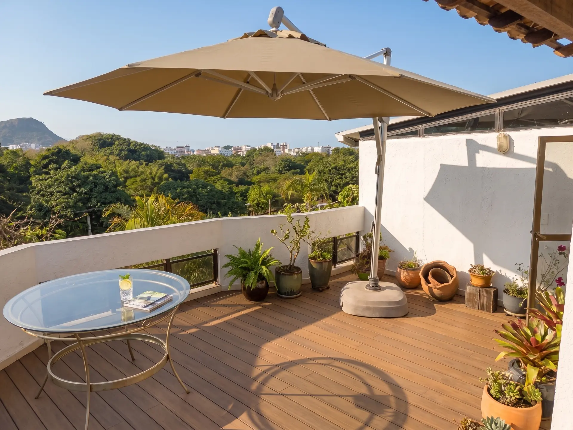 Espreguiçadeira de piscina restaurada com tela Sling premium